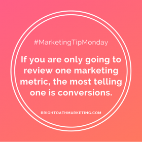 #MarketingTipMonday Conversions are the most important KPI